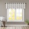 Madison Park - Saratoga Fretwork Print Valance - Ivory - 50(W)" x 18(L)" - Single Unit - Grommet Top - Metalic Print
